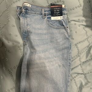 The 90s straight ultra high rise curve love Jeans